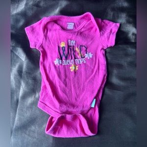0/3 months girls pink onesie